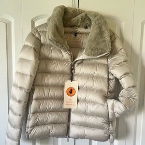 Save the Duck Faux Down Coat NWT Large